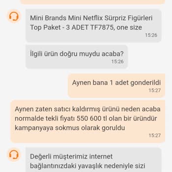 Trendyol'da Eksik Ürün Ve Haksız Kazanç Mağduriyeti