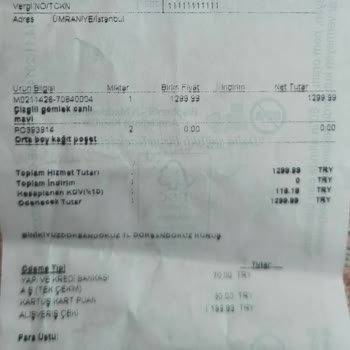 Gömlek Değişim Talebine Olumsuz Yanıt Ve Müşteri Mağduriyeti