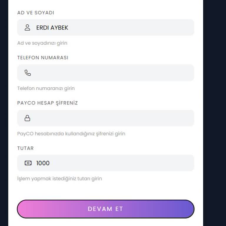 Payco Hesabımda Para Çekme Ve Transfer Sorunu