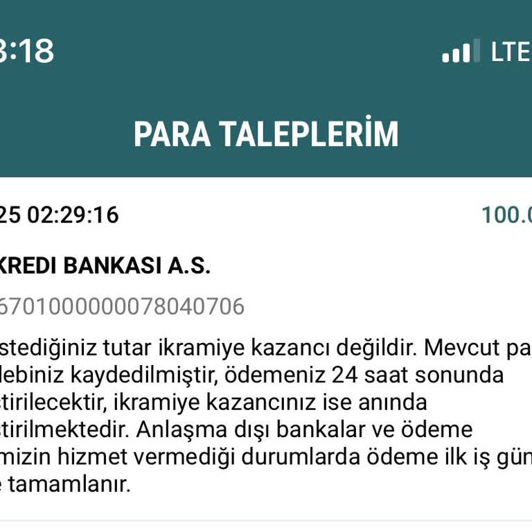 Para İadesi Gecikmesi Nedeniyle Mağduriyet