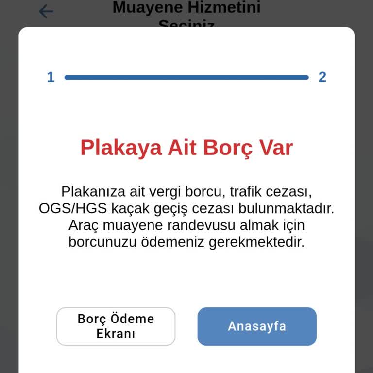 Hatalı Borç Bildirimi Nedeniyle Randevu Alamama Sorunu