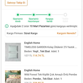 Sürat Kargo İle Yaşanan Teslimat Sorunları Ve Trendyol'dan Beklentiler