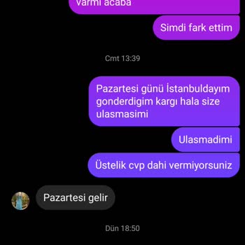 Yanlış Gelen Ürün Ve 9 Gündür Cevapsız Kalan Mesajlar