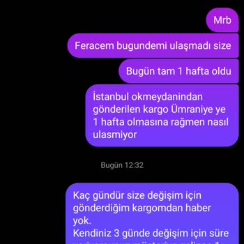 Yanlış Gelen Ürün Ve 9 Gündür Cevapsız Kalan Mesajlar