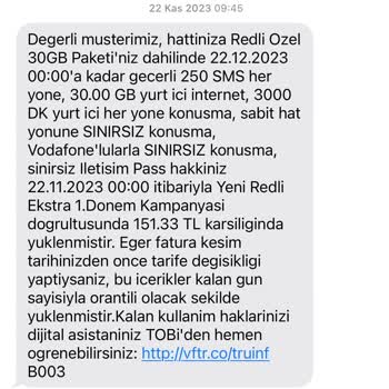 Vodafone'un Taahhüt Yenileme Sorunu Ve Fatura Şoku
