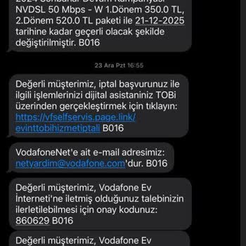 Vodafone'un Yanıltıcı Taahhüt Ve İptal Süreci