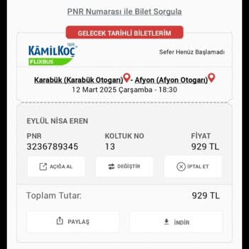 Kamil Koç'un İptal Ettiği Seferle Mağdur Olduk