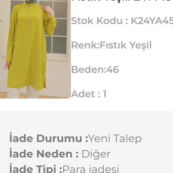 Armine Trend Sembol Mağazacılık'tan Kusurlu Ürün Ve İade Sorunu