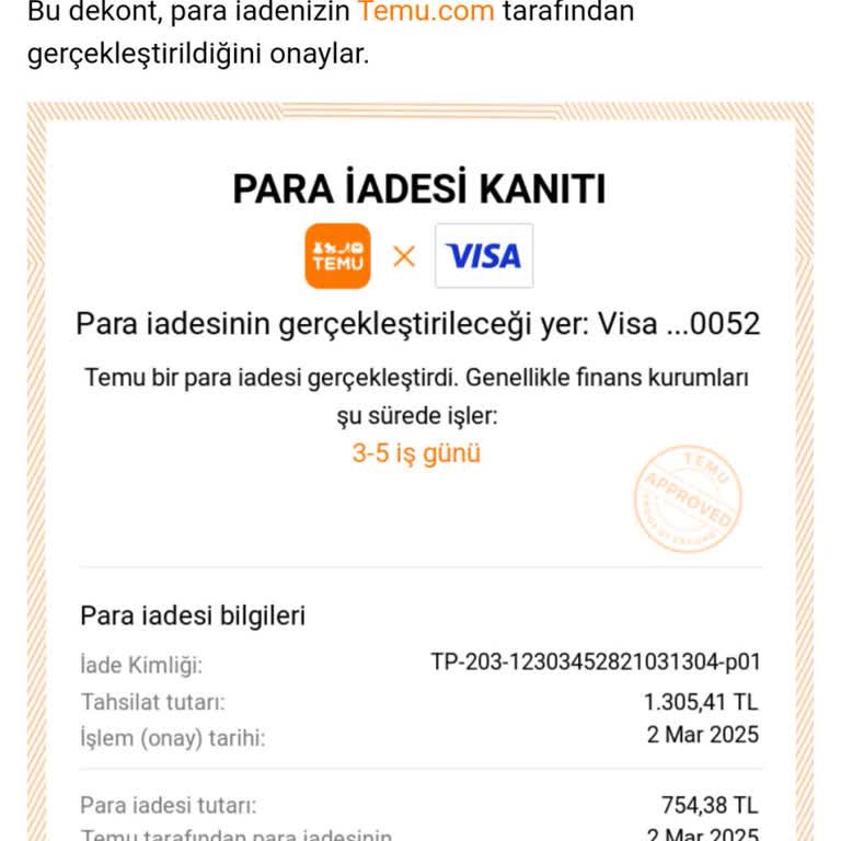 Temu'dan Aldatıcı İade Politikası Ve Müşteri Hizmetleri Sorunu