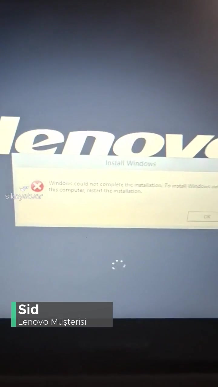 Lenovo Bilgisayar Açılmıyor! videonun kapak resmi