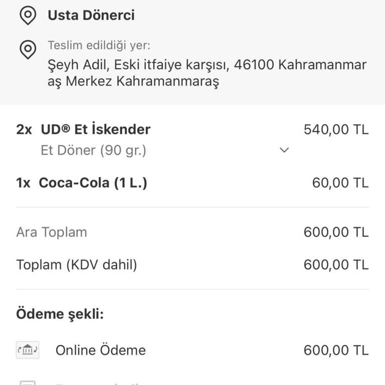 Yemek Sepeti İle İletişim Sorunu Ve Sipariş Teslimat Problemi