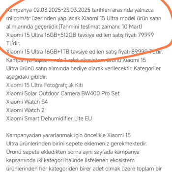 Xiaomi Türkiye'nin Teslimat Sözünü Tutmaması