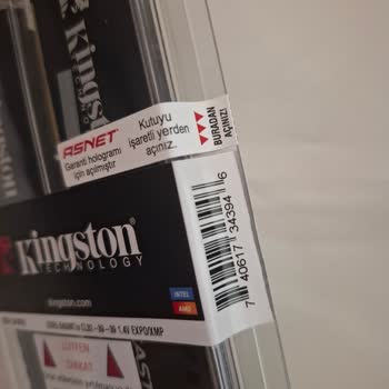 Bilendenal.com Ürünü Açıp Kendi Barkod Ve Hologramlarını Yapıştırmışlar!