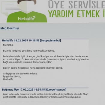 Herbalife İade Sürecinde Yaşanan Gecikmeler
