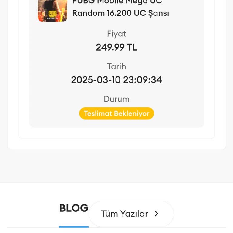 Gamelobi'den Aldığım Ürünler Teslim Edilmedi