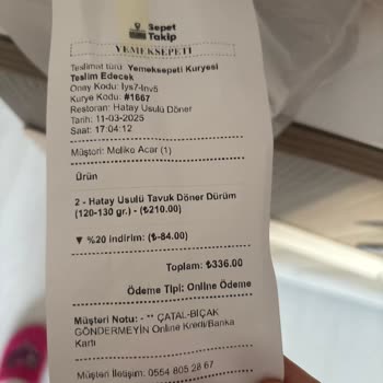 Yemek Sepeti'nde Çifte Sipariş Sorunu