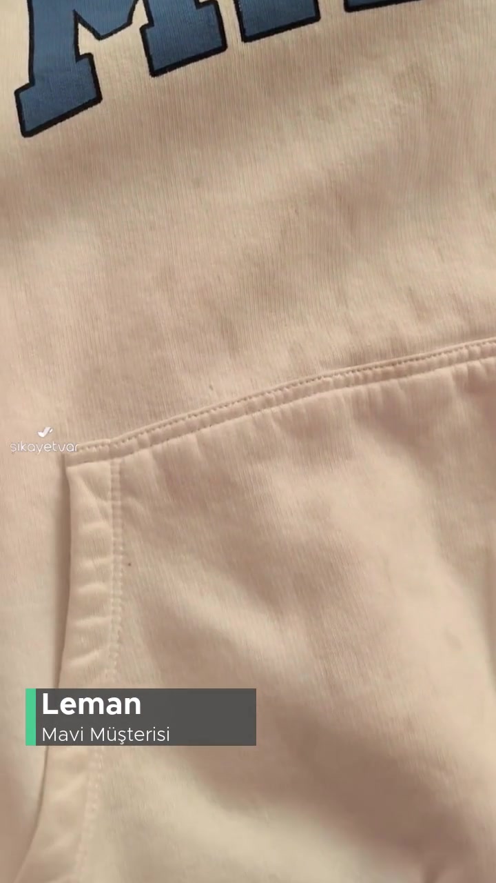 Mavi Sweatshirt Leke Sıkıntısı videonun kapak resmi