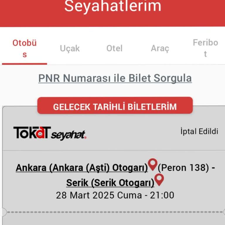 İptal Edilen Sefer Ve Bilgilendirme Eksikliği