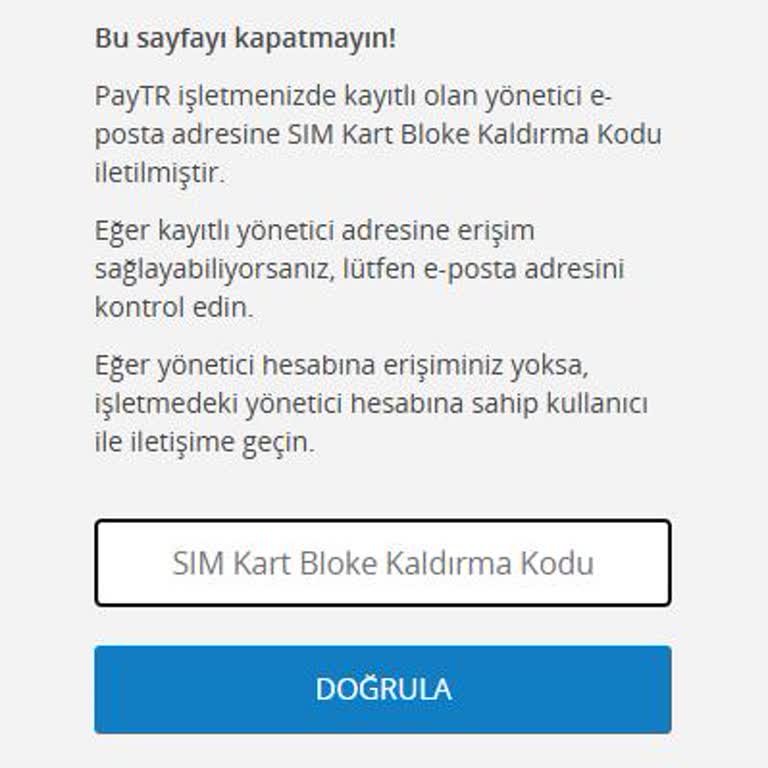 Sim Blokesi Ve İletişim Sorunları