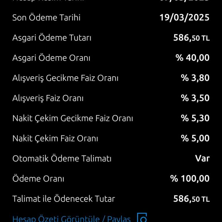 Kullanılmayan Kartın Aidatı Yine Yansıtıldı
