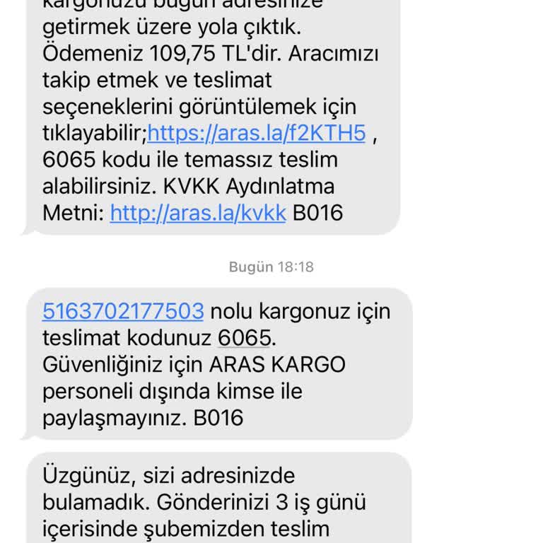 Aras Kargo'nun Teslimat Yalanları Ve Şube Karmaşası