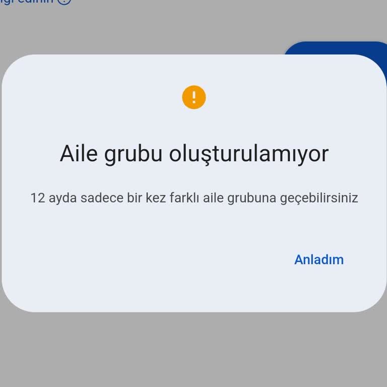 Youtube Premium Aile Üyeliği Sorunu: Aile Üyesi Ekleyememe