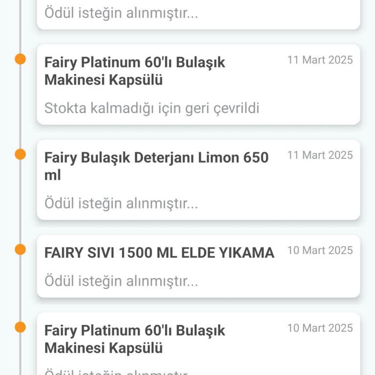 Stok Durumu Nedeniyle İptal Edilen Sipariş