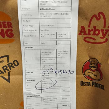 Yanlış Sipariş Ve Soğuk Yemek Sorunu