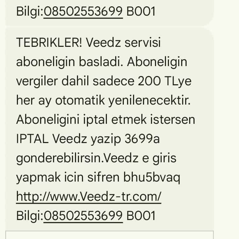 Haksız Üyelik Ücreti Ve Yanıltıcı Mesajlar