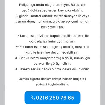 Sigorta Poliçesi Satın Alma Sürecindeki Sorunlar