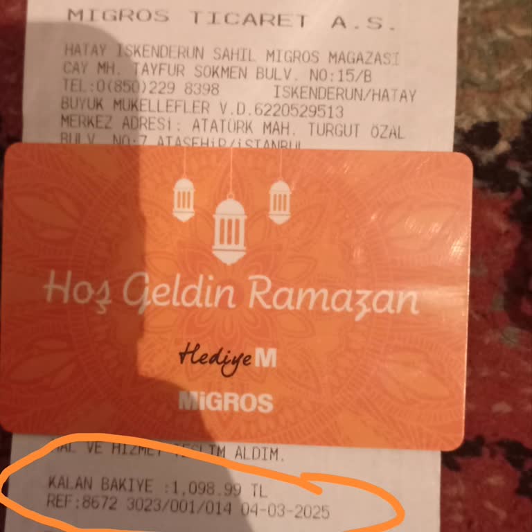 Hediye Kartı Bakiye Sorunu: Kullanılamayan 1098 TL