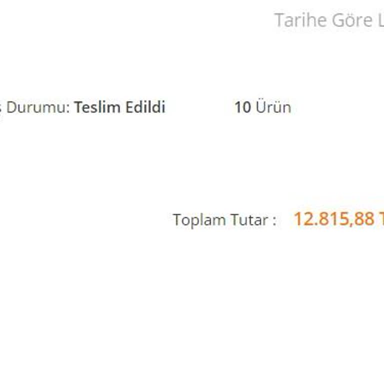 Sipariş Teslim Edilmedi Ve Yanıltıcı Bilgilendirme