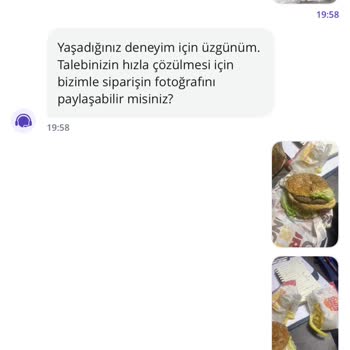 Eksik Ve Soğuk Gelen Siparişe İlgisizlik