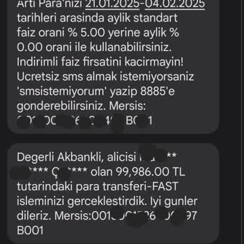 Akbank Müşteri Hizmetleri Yanlış Yönlendirme Ve Faiz Sorunu