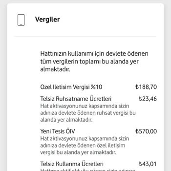 Vodafone Hat Devir Sorunu Ve Beklenmedik Faturalar