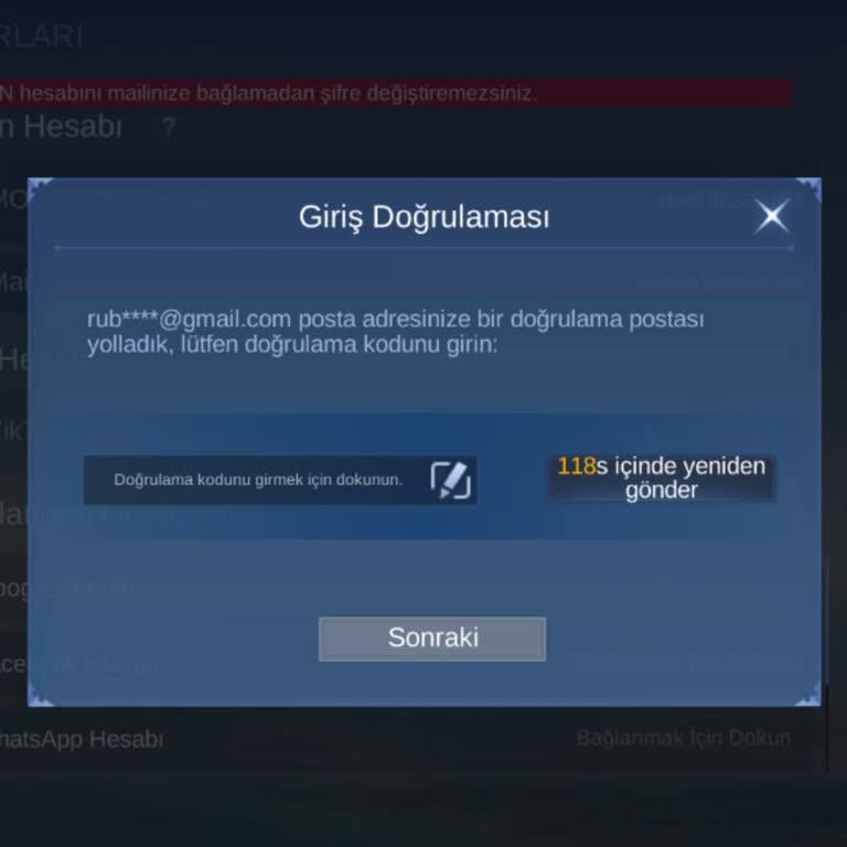 Çalınan Mobile Legends Hesabımı Geri İstiyorum: Acil Yardım Talebi