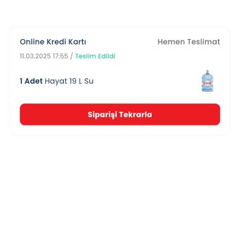 Hayat Su'da Teslim Edilmeyen Sipariş Ve Müşteri Hizmetleri Eksikliği
