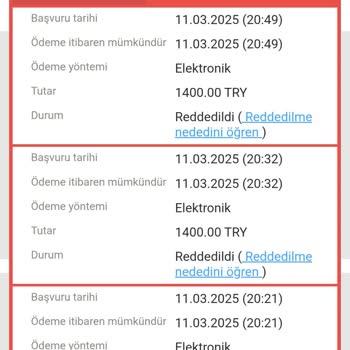 Megapari'nin Çekim Taleplerinde Yetersiz Hizmeti