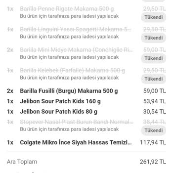 Eksik Ürün Ve İletişim Sorunu Mağduriyeti