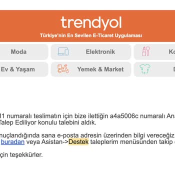 Trendyol'da Ürün Değişim Sürecinde Yaşanan Sorunlar Ve İletişim Eksikliği