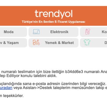 Trendyol'da Ürün Değişim Sürecinde Yaşanan Sorunlar Ve İletişim Eksikliği