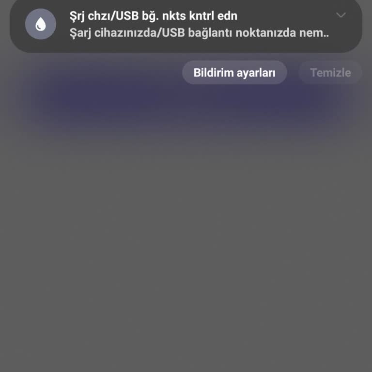 Samsung S20 FE'de Sürekli Nem Uyarısı Sorunu