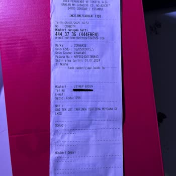 Converse Ayakkabımın Yapışkanı Açıldı Ve İade Reddedildi