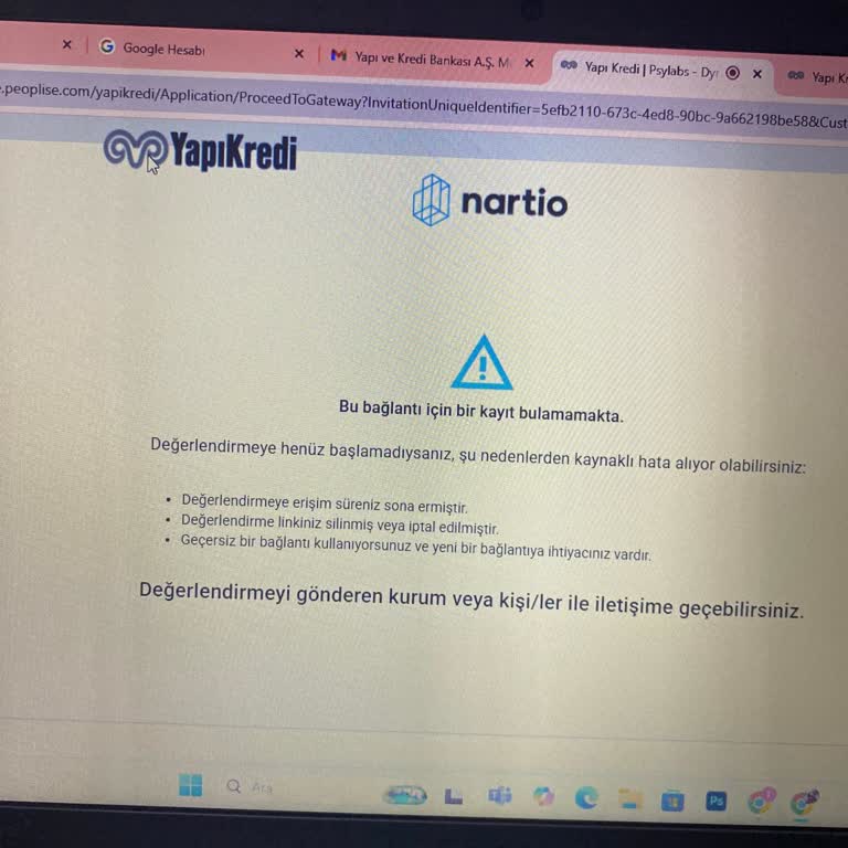 Yapı Kredi Müşteri Hizmetleri Sınavında İletişim Sorunu