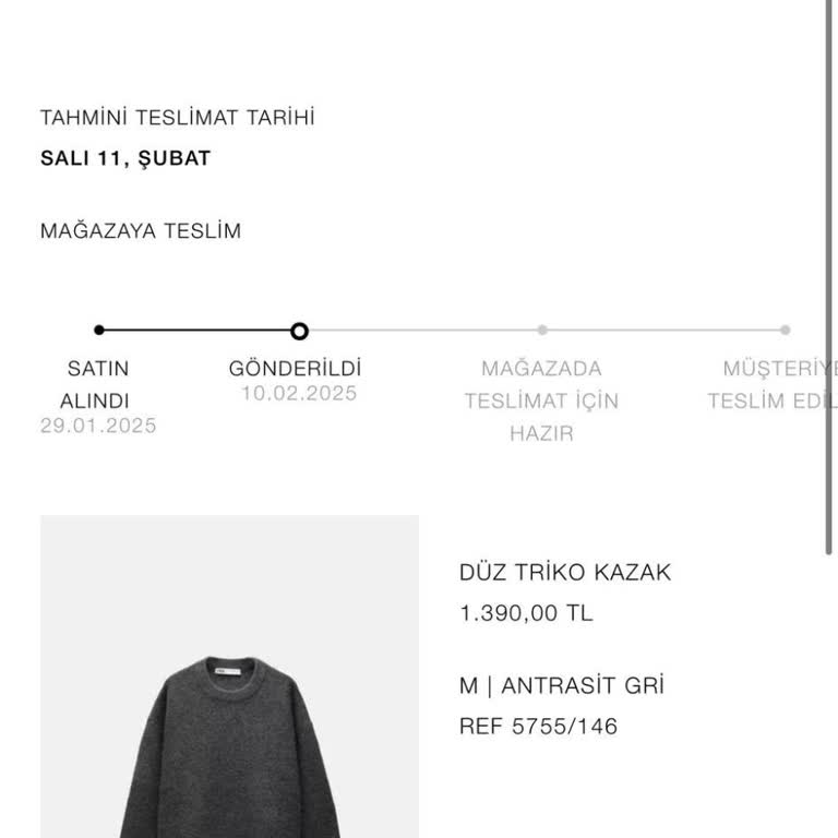 Zara'nın Kayıp Kargo Sorunu