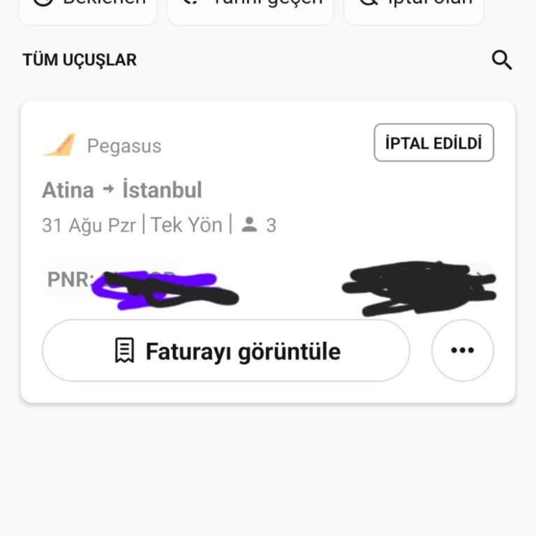 Enuygun'dan Alınan Biletin İptali Ve Mağduriyet