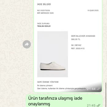 Zara İade Ücreti Hala Hesabıma Yatmadı