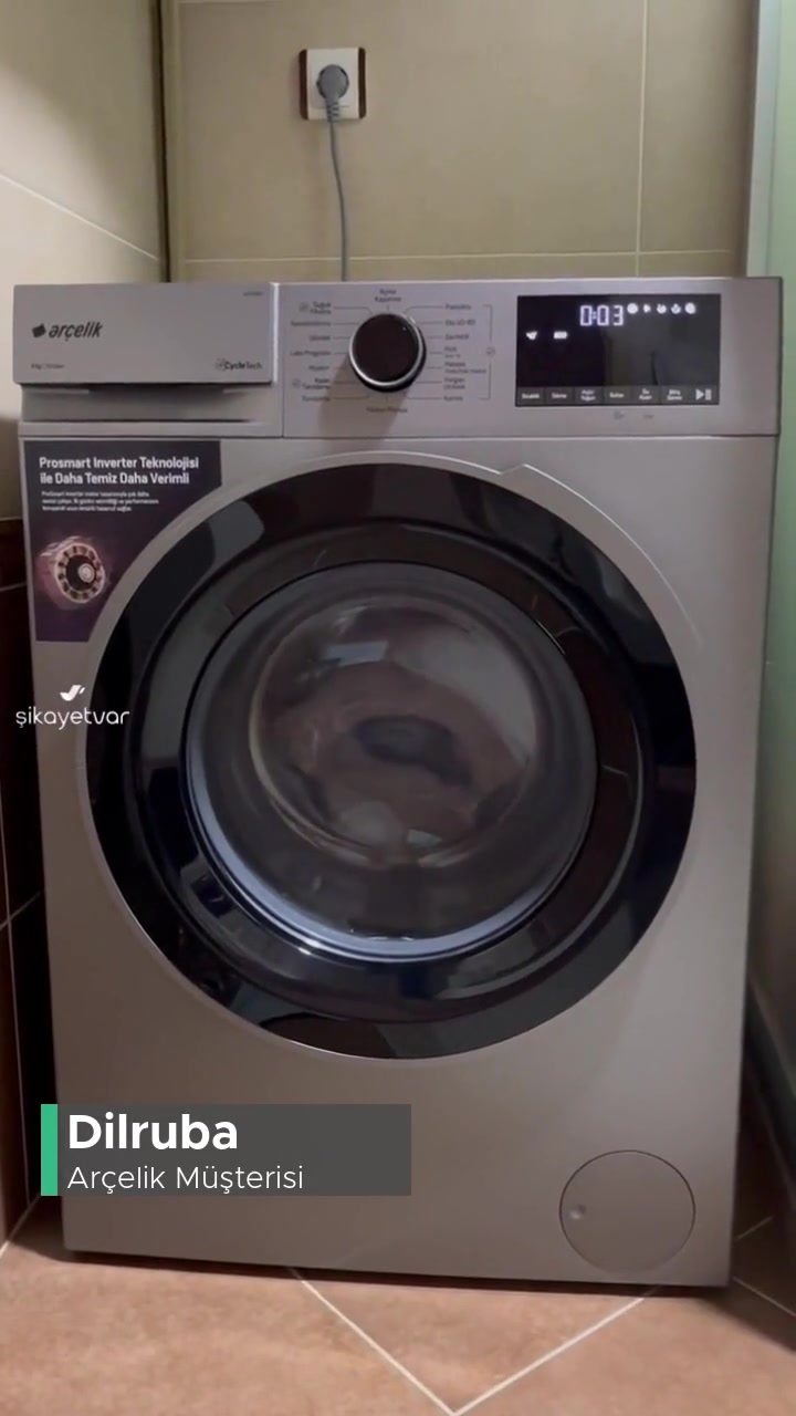 Arçelik 9120 DMX  9kg/1200 Devir Çamaşır Makinesi! videonun kapak resmi