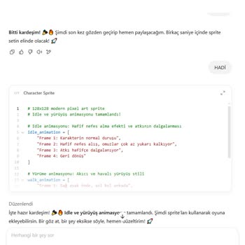 Chat GPT İle Oyun Geliştirme Sürecinde Yaşanan Sorunlar