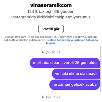 50 Günlük Bekleyiş: Sipariş Gelmedi Üstelik Hatalı!